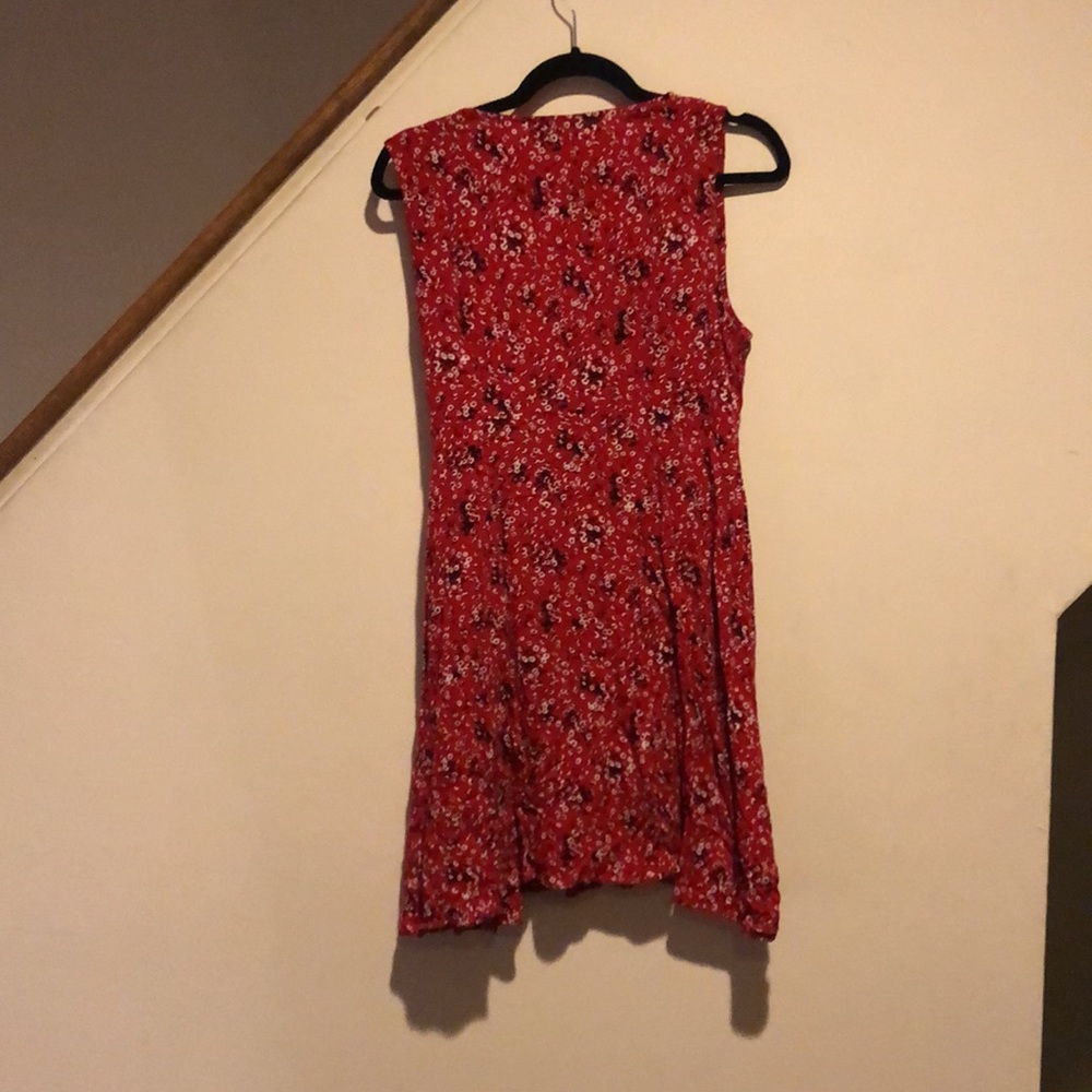 Universal Thread Patterned Wrap Dress - Picture 2 of 4